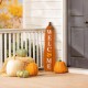 Glitzhome 36"H Fall/Halloween Reversible Wood Pumpkin Porch Signs