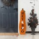 Glitzhome 36"H Fall/Halloween Reversible Wood Pumpkin Porch Signs