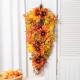 Glitzhome 38"H Fall Oversized Sunflower Teardrop