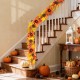 Glitzhome 12ft Fall Oversized Sunflower Garland