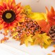 Glitzhome 12ft Fall Oversized Sunflower Garland
