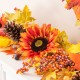 Glitzhome 12ft Fall Oversized Sunflower Garland