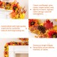 Glitzhome 12ft Fall Oversized Sunflower Garland