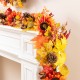Glitzhome 12ft Fall Oversized Sunflower Garland