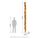 Glitzhome 12ft Fall Oversized Sunflower Garland