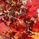 Glitzhome 36"H Fall Lighted Burgundy Leaves Urn Potted Porch Tree with Timer, 20 Warm White Lights