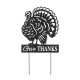 Glitzhome 30"H Thanksgiving Metal  Silhouette  Turkey Yard Stake