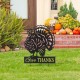Glitzhome 30"H Thanksgiving Metal  Silhouette  Turkey Yard Stake