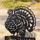 Glitzhome 30"H Thanksgiving Metal  Silhouette  Turkey Yard Stake