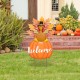 Glitzhome 30"H Thanksgiving Metal Turkey Yard Stake