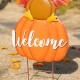 Glitzhome 30"H Thanksgiving Metal Turkey Yard Stake