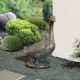 Glitzhome 20"H MGO Faux Bronze Goose Garden Statue