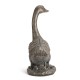 Glitzhome 20"H MGO Faux Bronze Goose Garden Statue
