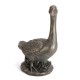 Glitzhome 20"H MGO Faux Bronze Goose Garden Statue