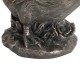 Glitzhome 20"H MGO Faux Bronze Goose Garden Statue