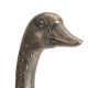 Glitzhome 20"H MGO Faux Bronze Goose Garden Statue