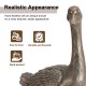 Glitzhome 20"H MGO Faux Bronze Goose Garden Statue