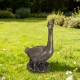 Glitzhome 20"H MGO Faux Bronze Goose Garden Statue