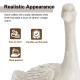 Glitzhome 20"H MGO White Goose Garden Statue