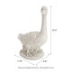 Glitzhome 20"H MGO White Goose Garden Statue