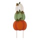 Glitzhome Set of 3 36"H Fall Stacked Pumpkin Yard Stake
