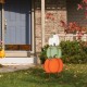 Glitzhome Set of 3 36"H Fall Stacked Pumpkin Yard Stake