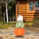Glitzhome Set of 3 36"H Fall Stacked Pumpkin Yard Stake