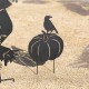 Glitzhome 36"H S/3 Fall Metal Scarecrow Silhouette Yard Stakes