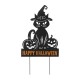 Glitzhome 30.25"H Halloween Metal Silhouette Cat Yard Stake