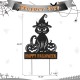 Glitzhome 30.25"H Halloween Metal Silhouette Cat Yard Stake