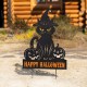 Glitzhome 30.25"H Halloween Metal Silhouette Cat Yard Stake