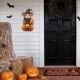 Glitzhome 30"H Halloween Metal Painted Highland Cow Yard Stake
