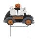 Glitzhome 24"H Halloween Metal Ghost Car Yard Stake