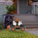 Glitzhome 24"H Halloween Metal Ghost Car Yard Stake