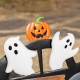 Glitzhome 24"H Halloween Metal Ghost Car Yard Stake