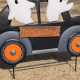 Glitzhome 24"H Halloween Metal Ghost Car Yard Stake