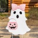 Glitzhome S/2 28"H Halloween Metal Ghosts Yard Stake