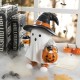 Glitzhome 11.50"H Halloween Resin Witch Ghost Table Decor