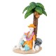 Glitzhome 11.50"H Halloween Polyresin Skeleton on Beach Table Decor