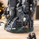 Glitzhome S/4 Halloween Lighted Resin Haunted House w/Timer