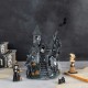 Glitzhome S/4 Halloween Lighted Resin Haunted House w/Timer