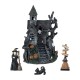 Glitzhome S/4 Halloween Lighted Resin Haunted House w/Timer
