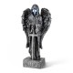 Glitzhome 12"H Halloween Lighted Resin Grim Reaper Table Decor w/Timer