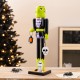 Glitzhome 18"H Halloween Wood Frankenstein w/Ornament Nutcracker