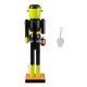 Glitzhome 18"H Halloween Wood Frankenstein w/Ornament Nutcracker