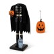 Glitzhome 14.5"H Halloween Wood Headless Horseman w/Ornament Nutcracker