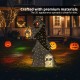 Glitzhome 60"H Lighted Halloween 2D Grim Reaper Outdoor Décor with 160 warm White LED Lights