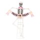 Glitzhome 86.25"H Lighted Halloween 2D Pink Skeleton Outdoor Décor with 220 warm White LED Lights