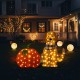 Glitzhome 47"H Fall 2.5D Lighted Labrador on Pumpkin Outdoor Décor with 90 warm White LED Lights
