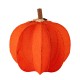 Glitzhome 25"H Fall 3D Lighted Foldable Pumpkin Outdoor Décor with 80 Golden Hued LED Lights & Timer